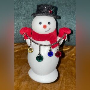 Bath & Body Works Snowman With Gems 24/7 Nightlight Wallflower Plug